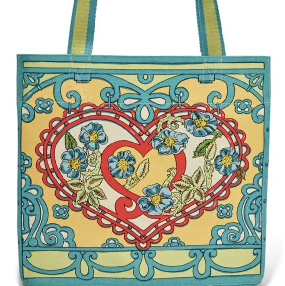 New Large Brighton A Winter's Love Tote. - Picture 5 of 16